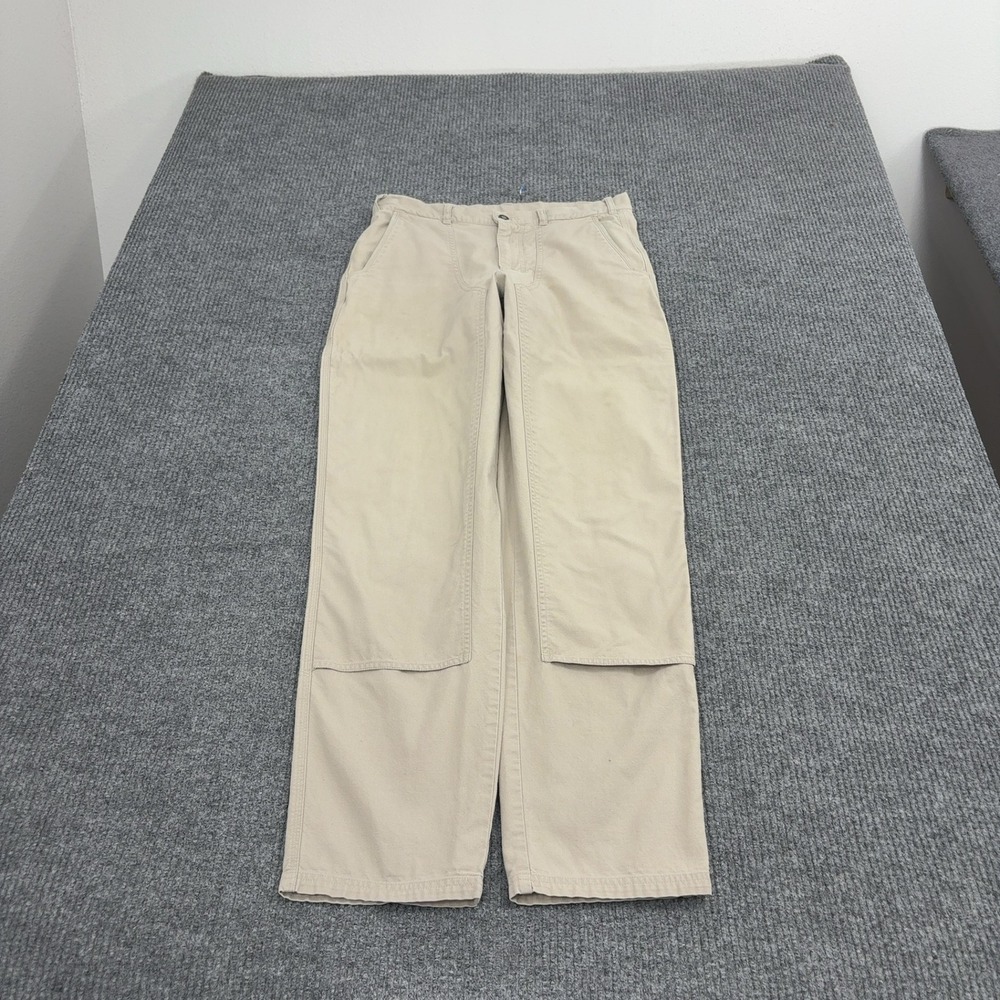 Vintage Patagonia Pants Mens 32 Tan Canvas Double Knee Utility Gorpcore Outdoor